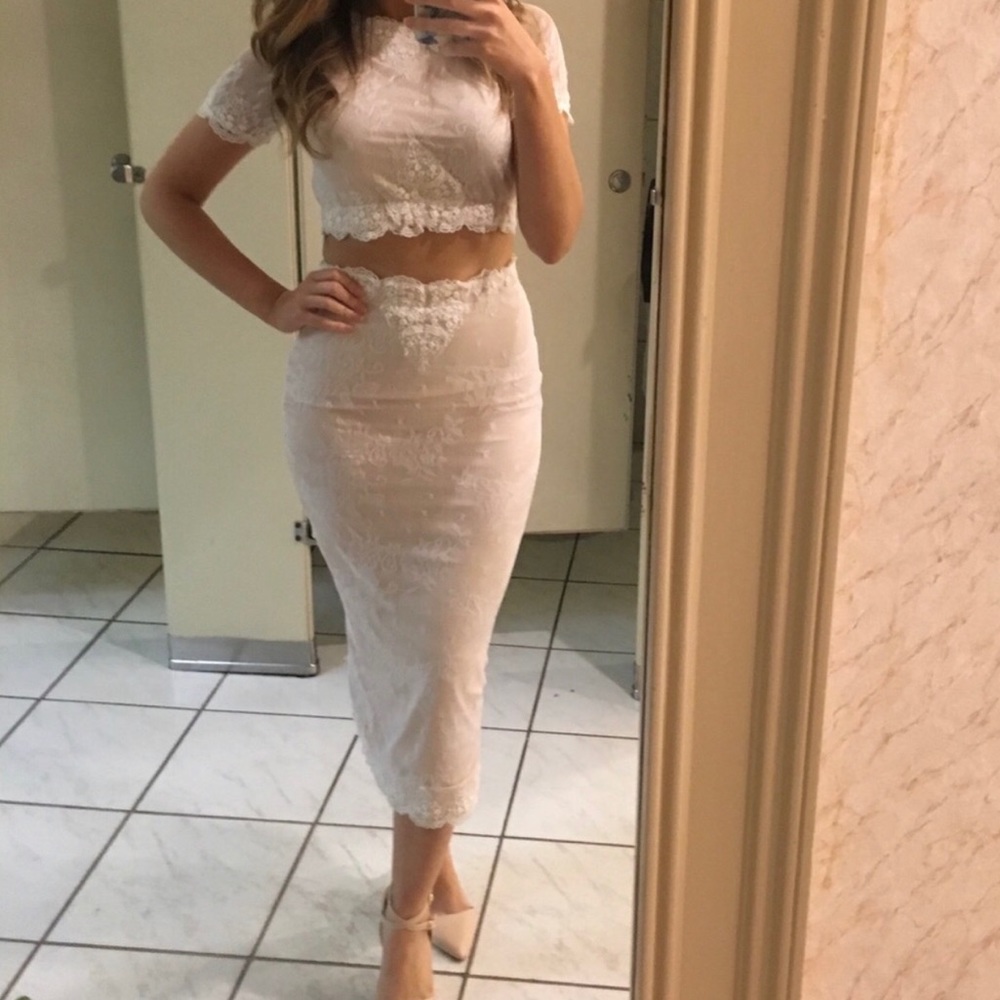 Oh Polly laced two piece set